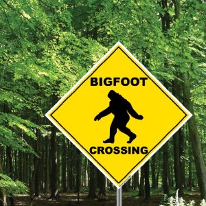Bigfoot Crossing sign gift